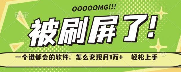 一个谁都会的软件，怎么变现月1万+轻松上手-铜臭网