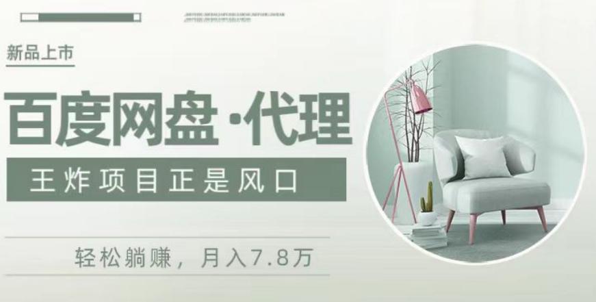 度盘代理，月入7w保姆级全方位教程-铜臭网