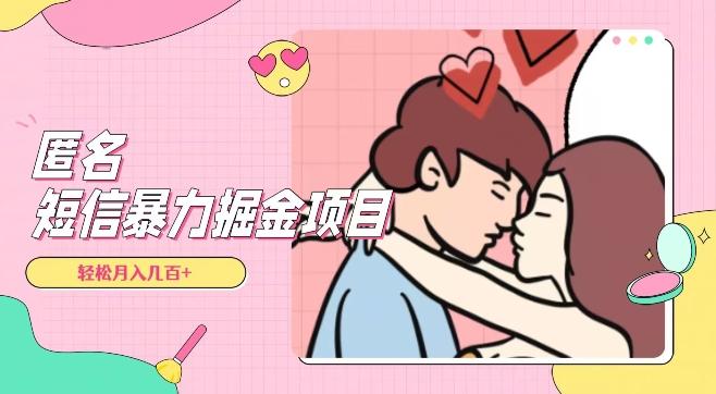 全网首发，揭秘超冷门匿名短信项目，通过信息差日入几百+【揭秘】-铜臭网