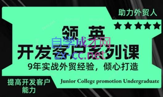 城哥·领英开发客户系列课-铜臭网