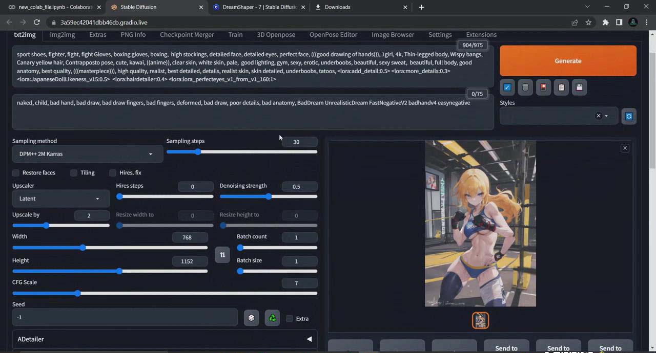 图片[4]-利用Stable Diffusion创建动漫艺术图像使用AI绘画赚钱-中英字幕-铜臭网