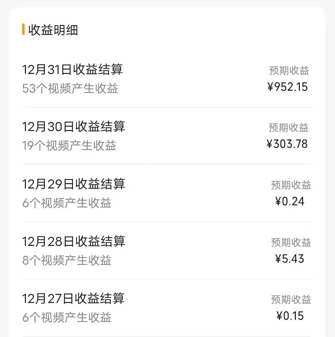 (8550期)每天半小时轻松月入过万，适合任意人群，小白无脑操作，AI条条原创视频-铜臭网