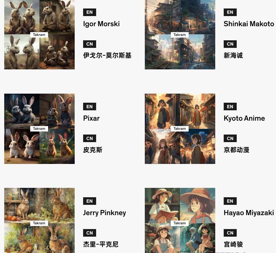 图片[1]-Midjourney辞典AIGC中英双语图文辞典+提示关键词Prompt大全-铜臭网