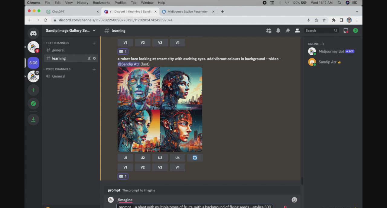 图片[2]-ChatGPT4 和 MidJourney AI 绘画聊天革命性指南教程-33节视频课-中英字幕-铜臭网