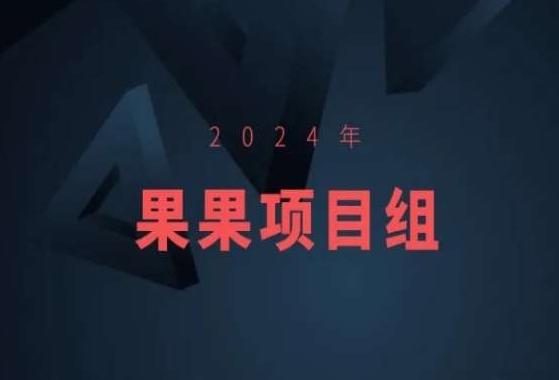2024年果果项目组项目合集-果果最新项目-铜臭网