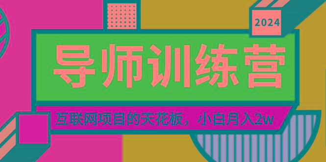 《导师训练营》精准粉丝引流的天花板，小白月入2w-铜臭网