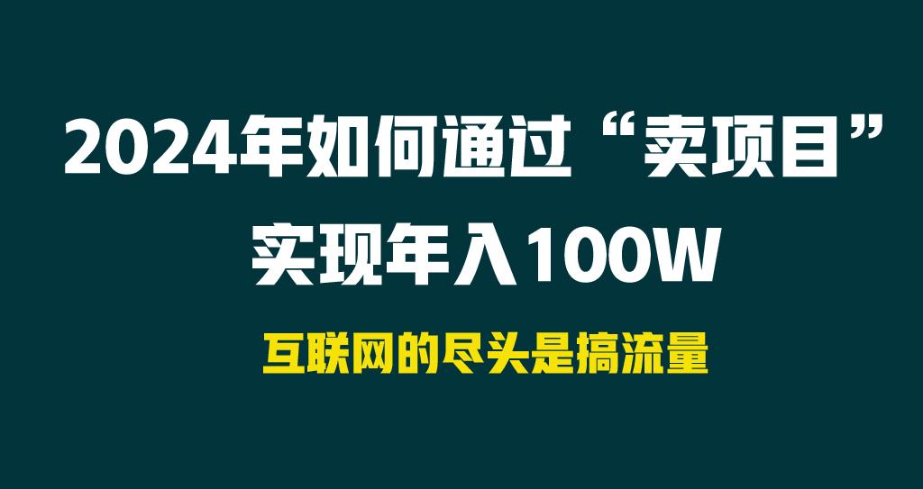 2024年如何通过“卖项目”实现年入100W-铜臭网