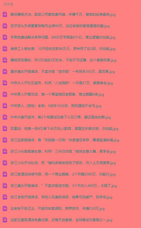 图片[1]-(9607期)真实有效391套商业模式，年入几十到几百万案例解析(电子书+视频+图文)-铜臭网