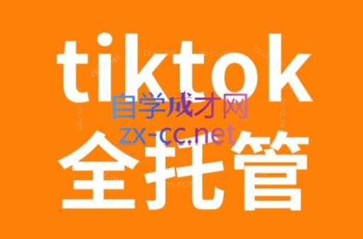 TikTok跨境电商全托管运营模式精品课-铜臭网