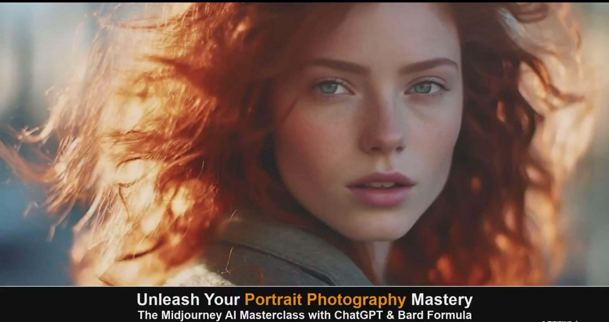 图片[2]-(9312期)Midjourney v5 ChatGPT 和 Bard AI人工智能人像摄影大师班-15节-中英字幕-铜臭网