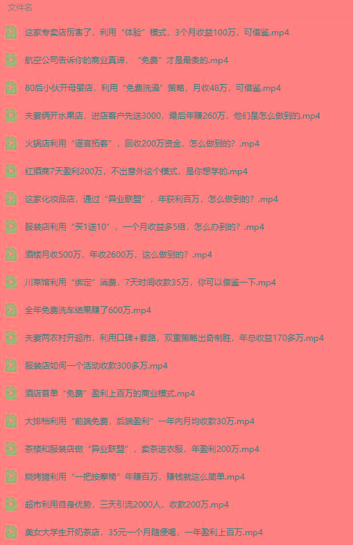 图片[5]-(9607期)真实有效391套商业模式，年入几十到几百万案例解析(电子书+视频+图文)-铜臭网