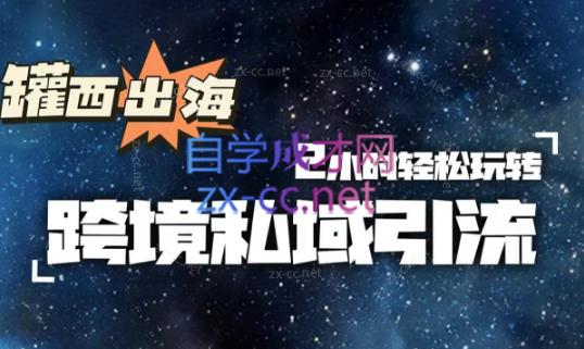 罐西老师·零基础学会跨境私域引流-铜臭网