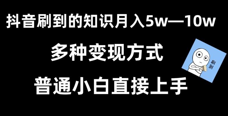 抖音刷到的知识，每天只需2小时，日入2000+，暴力变现，普通小白直接上手【揭秘】-铜臭网