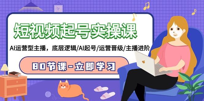 (9470期)短视频起号实操课，AI运营型主播，底层逻辑/AI起号/运营晋级/主播进阶/80节-铜臭网