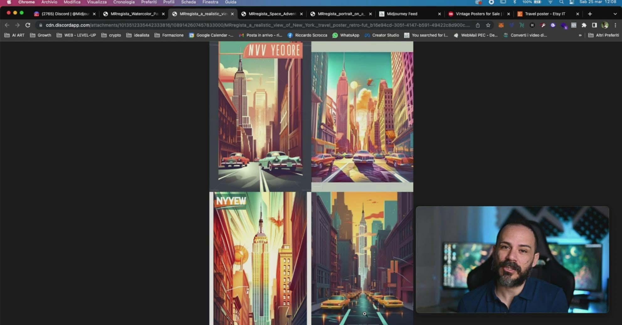 图片[10]-Midjourney AI人工智能创建和销售令人惊叹的海报教程-10节课-中英字幕-铜臭网