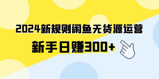 (9522期)2024新规则闲鱼无货源运营新手日赚300+-铜臭网