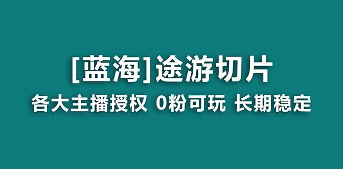 抖音途游切片，龙年第一个蓝海项目，提供授权和素材，长期稳定，月入过万-铜臭网
