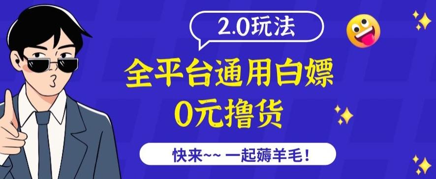 外面收费2980的全平台通用白嫖撸货项目2.0玩法【仅揭秘】-铜臭网