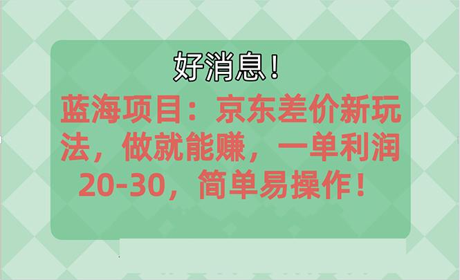 越早知道越能赚到钱的蓝海项目：京东大平台操作，一单利润20-30，简单…-铜臭网