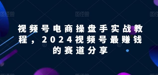 视频号电商实战教程，2024视频号最赚钱的赛道分享-铜臭网