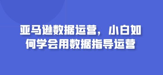 亚马逊数据运营，小白如何学会用数据指导运营-铜臭网