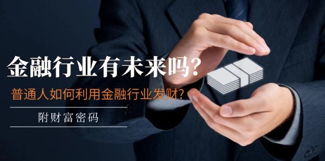 某付费文章：金融行业有未来吗？普通人如何利用金融行业发财?(附财富密码-铜臭网