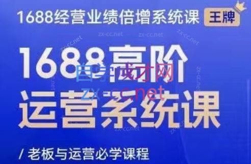 林一电商圈子·1688高阶运营系统课-铜臭网