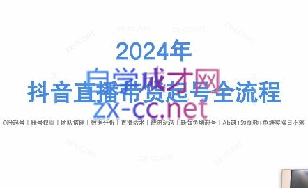 六六老师·2024年抖音直播带货起号全攻略-铜臭网
