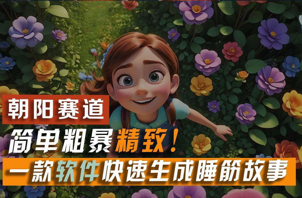 利用一款软件5分钟一条爆款睡筋故事，简单粗暴精致！小白月入2w+-铜臭网