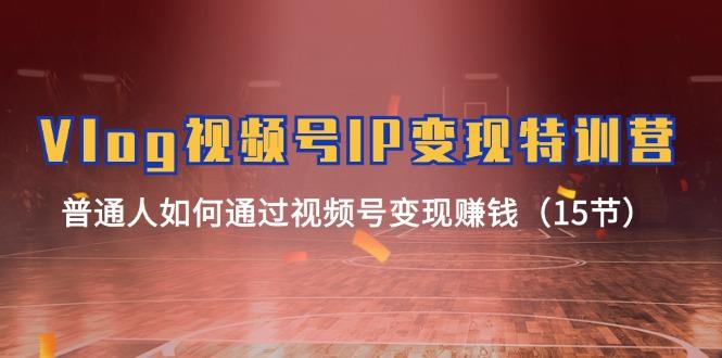 Vlog 视频号IP变现特训营，普通人如何通过视频号变现赚钱(15节-铜臭网