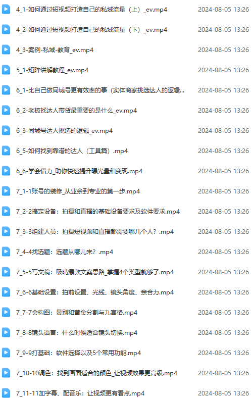 图片[2]-实体店老板获客特训营：认知、定位、文案、矩阵、直播、AI等(72节-铜臭网