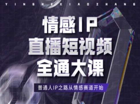 情感IP直播短视频全通大课，普通人IP之路从情感赛道开始-铜臭网