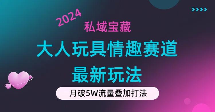 私域宝藏：大人玩具情趣赛道合规新玩法，零投入，私域超高流量成单率高-铜臭网