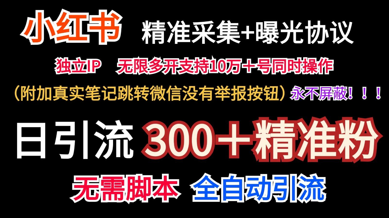 小红薯精准采集＋无限曝光＋真实笔记跳转微信，永不屏蔽(日引300＋精准粉)-铜臭网