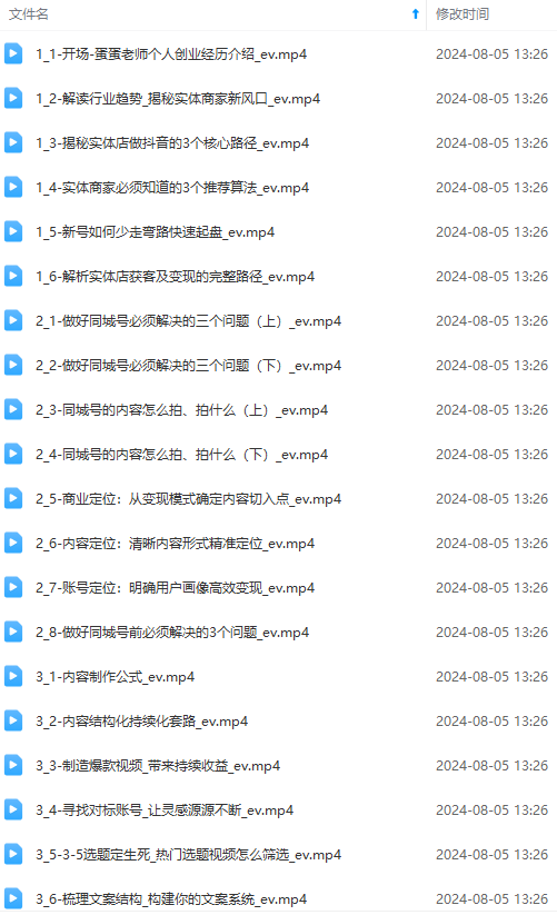 图片[1]-实体店老板获客特训营：认知、定位、文案、矩阵、直播、AI等(72节-铜臭网