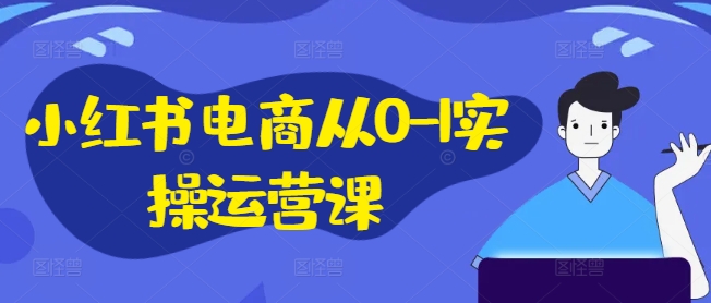 小红书电商从0-1实操运营课，小红书手机实操小红书/IP和私域课/小红书电商电脑实操板块等-铜臭网