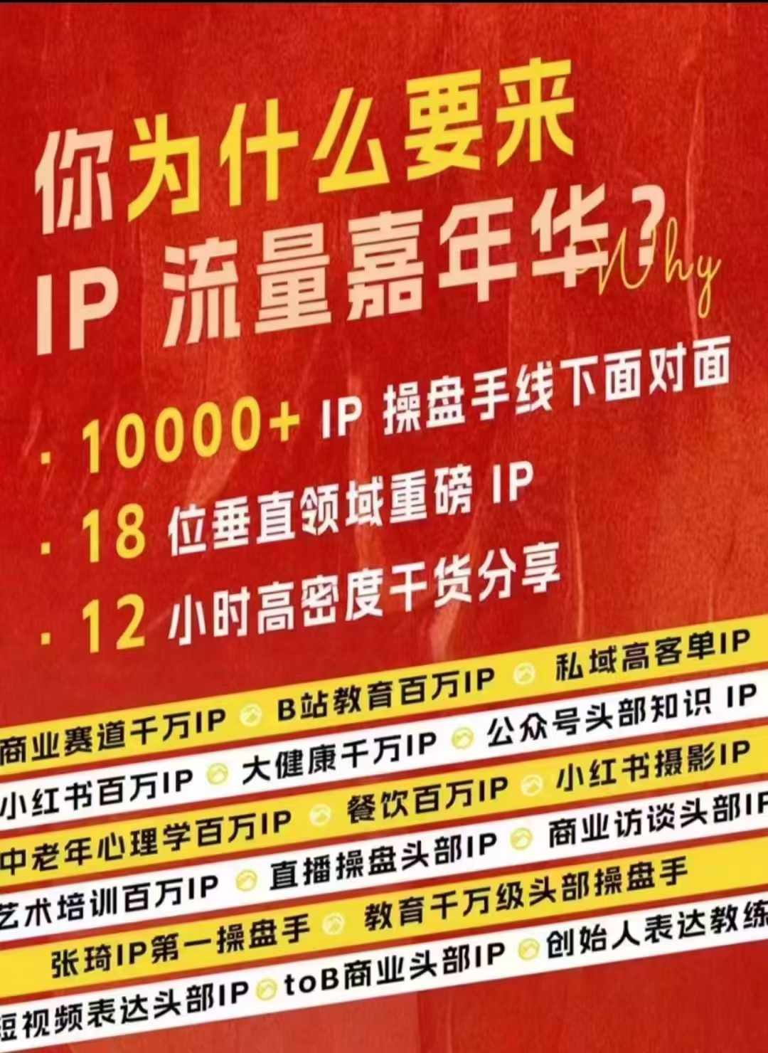 群响IP流量嘉年华，​现场视频+IP江湖2024典藏版PPT-铜臭网