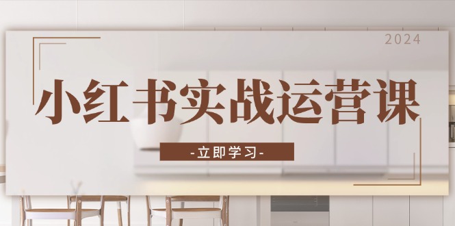 小红书实战运营课：从开通店铺到直播话术，打造爆款笔记与高效直播-铜臭网