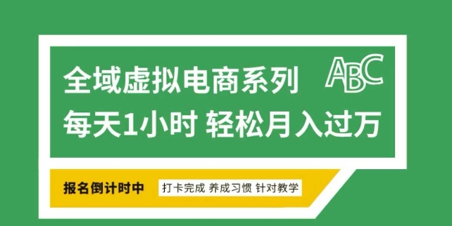 全域虚拟电商变现系列，通过平台出售虚拟电商产品从而获利-铜臭网