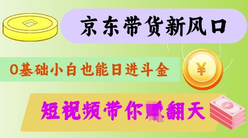 最新京东短视频带货代运营秘籍，轻松躺挣【揭秘】-铜臭网