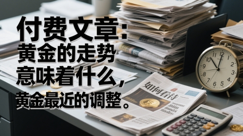 付费文章：黄金的走势意味着什么，如何看待黄金最近的调整-铜臭网