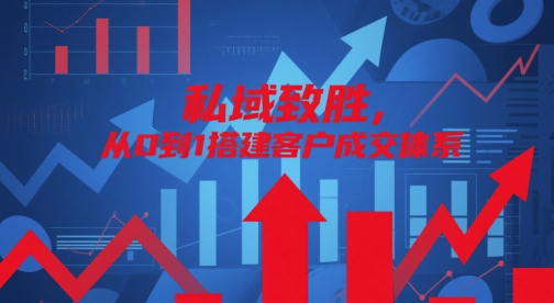 私域致胜，从0到1搭建客户成交体系-铜臭网