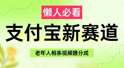支付宝新赛道，利用老年人相亲视频，挣分成收益，轻松月入过W，操作简单-铜臭网