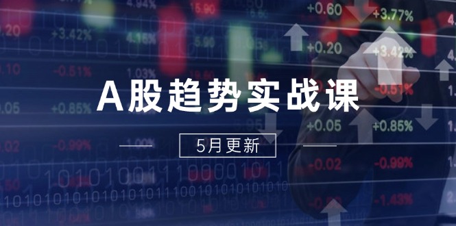 A股趋势实战课：主力动向+政策红利，2025全年策略5月更新-铜臭网