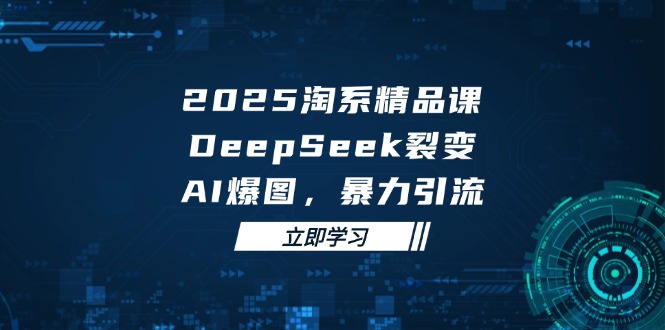 2025 淘系精品课，DeepSeek 裂变，AI 爆图，暴力引流-铜臭网