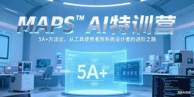MAPSAI特训营，掌握 5A+方法论，从工具使用者到系统设计者的进阶之路-铜臭网