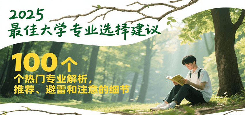 2025最佳大学专业选择建议，100个热门专业解析，推荐、避雷和注意的细节-铜臭网