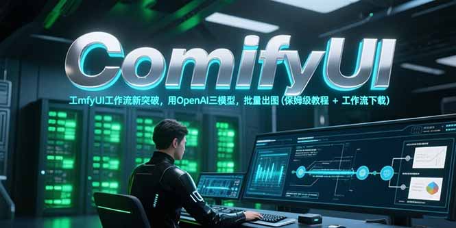 ComfyUI工作流新突破，用OpenAI三模型，批量出图(保姆级教程+工作流下载-铜臭网