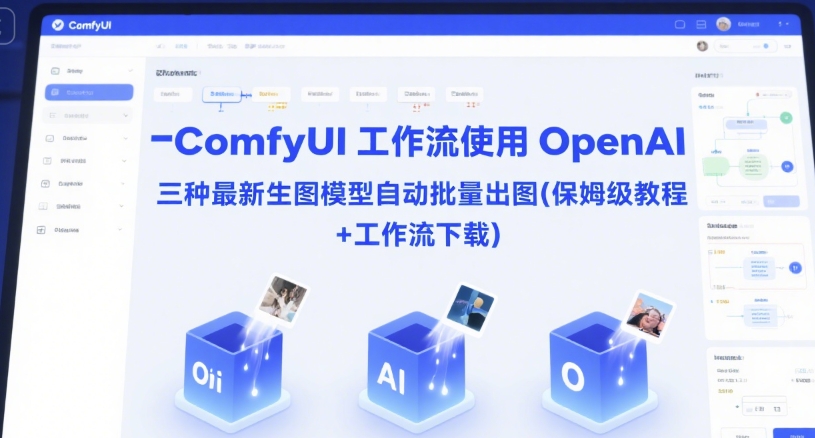 ComfyUI 工作流使用 OpenAI 三种最新生图模型自动批量出图(保姆级教程+工作流下载)-铜臭网