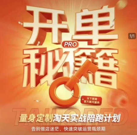 淘宝开单秘籍PRO，量身定制淘天实战陪跑计划，告别做店迷茫、快速突破运营瓶颈期(更新6月)-铜臭网